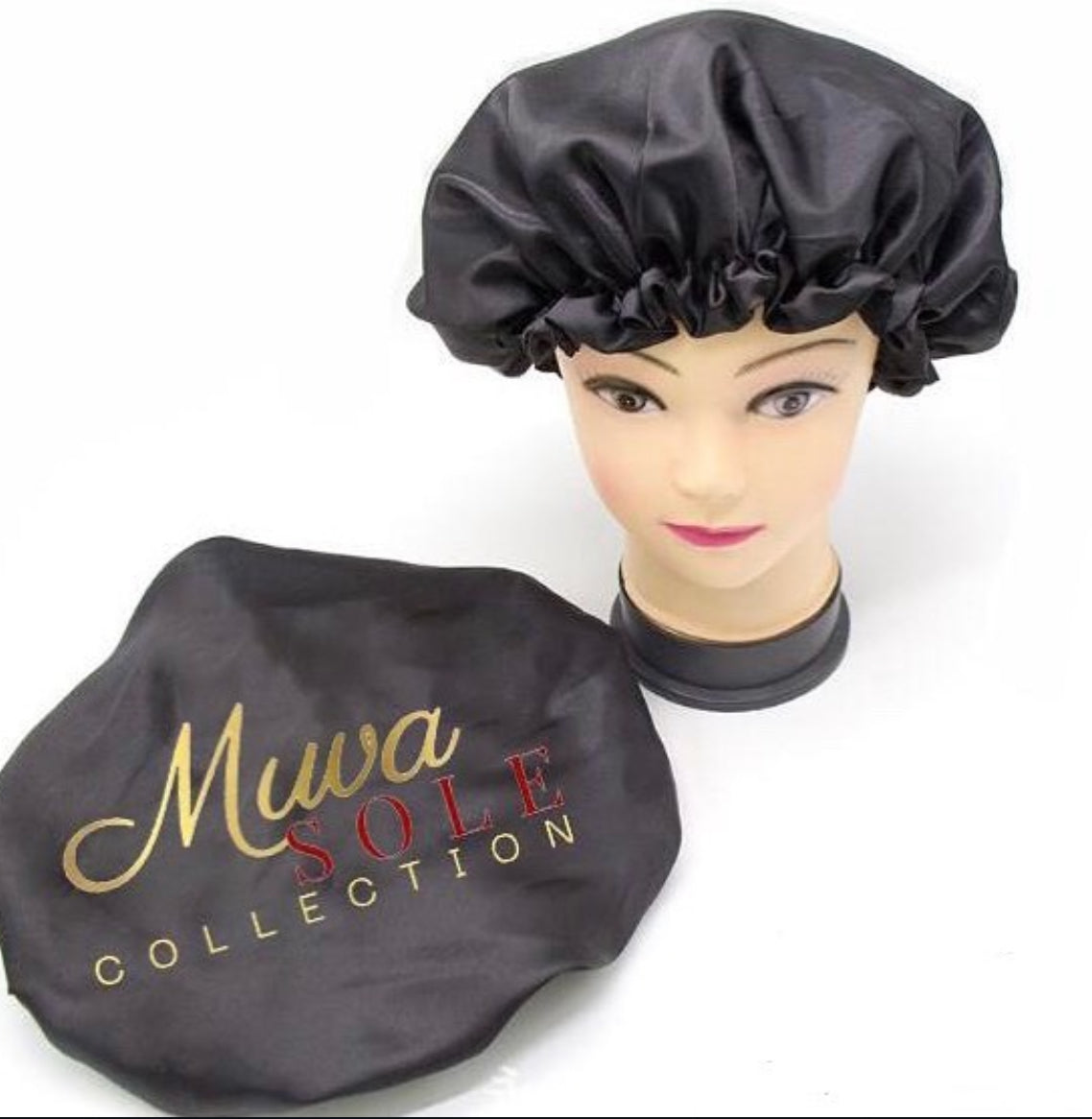 Luxury Satin Bonnet with Muva Sole Logo